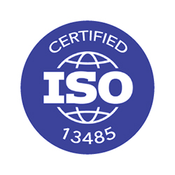 Международный сертификат ISO 13485, выданный "Quality Service Schaffhausen AG" (QS-SH) ООО "Волоть"